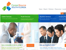 Tablet Screenshot of careersourcesfl.com